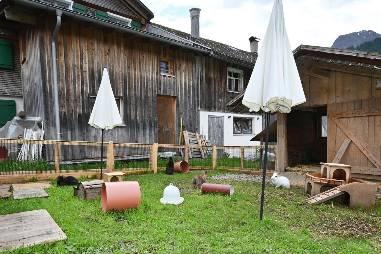 Ferienbauernhof Moosbrugger Apartment Schoppernau Bagian luar foto